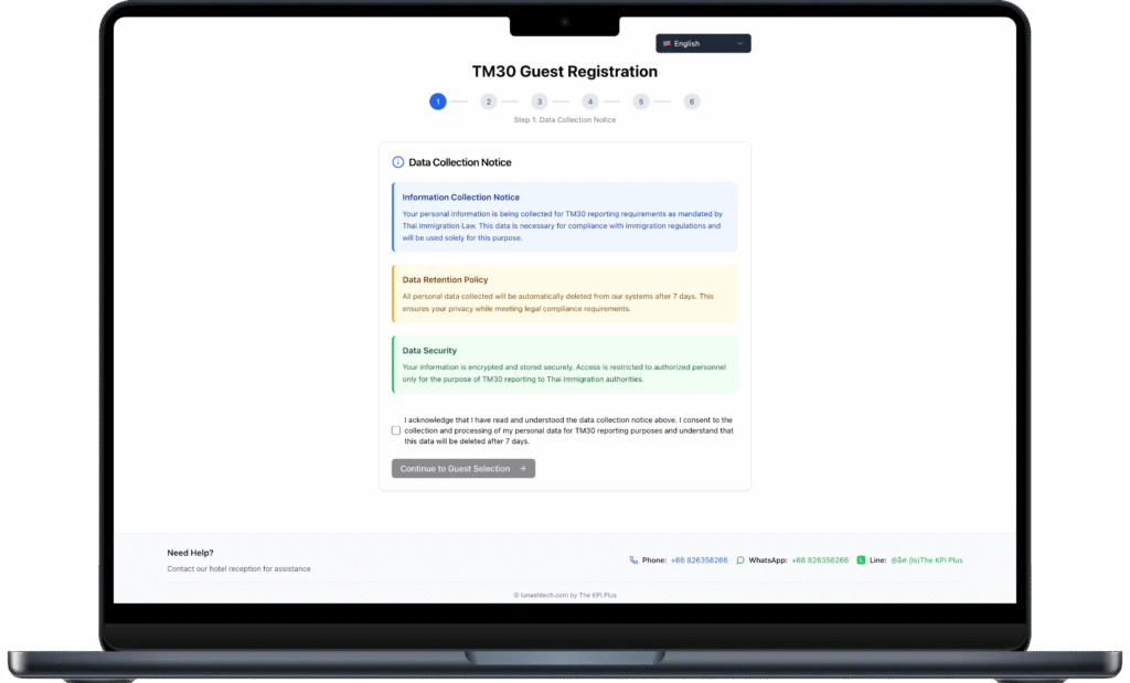 TM-30 Registration System